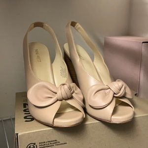 Nine West Sling back,4 inch heels